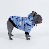 Felpa con cappuccio per cani di Halloween - Blu