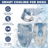 Ice Blue Cooling Vest||size:S,M,L,XL,2XL,3XL,4XL