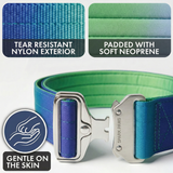 Collare tattico per cani - Lime Wave