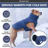 Blue Quilted Winter Jacket||size:S,M,L,XL,2XL,3XL,4XL