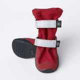 Stivali per cani resistenti all'acqua con struttura flessibile - Rosso