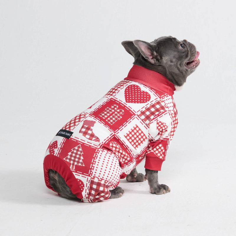 Pigiama di Natale per cane - Patchwork Festivo
