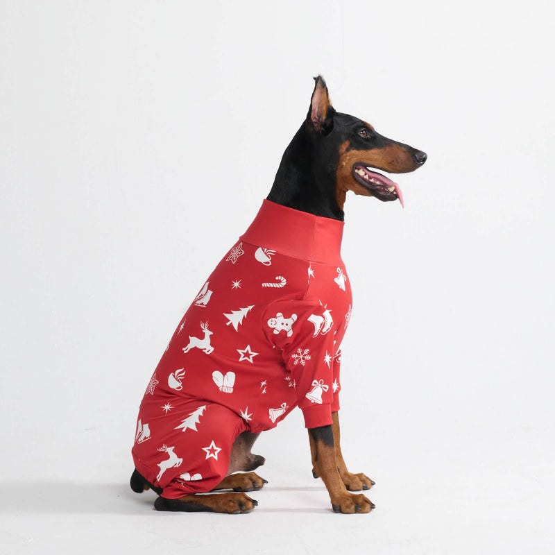 Pigiama di Natale per cane - Gioia Rossa