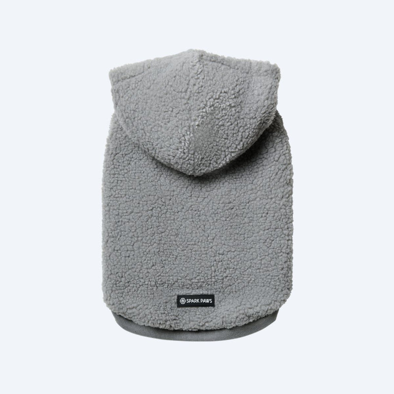 Maglione Teddy Sherpa - Grigio argento