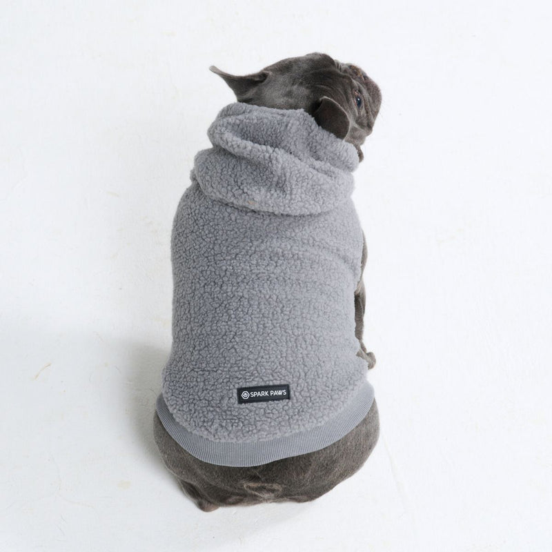 Maglione Teddy Sherpa - Grigio argento
