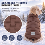 Brown Thermosonic Winter Jacket||size:S,M,L,XL,2XL,3XL,4XL
