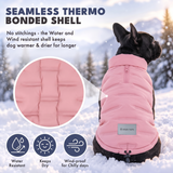 Pink Thermosonic Winter Jacket||size:S,M,L,XL,2XL,3XL,4XL