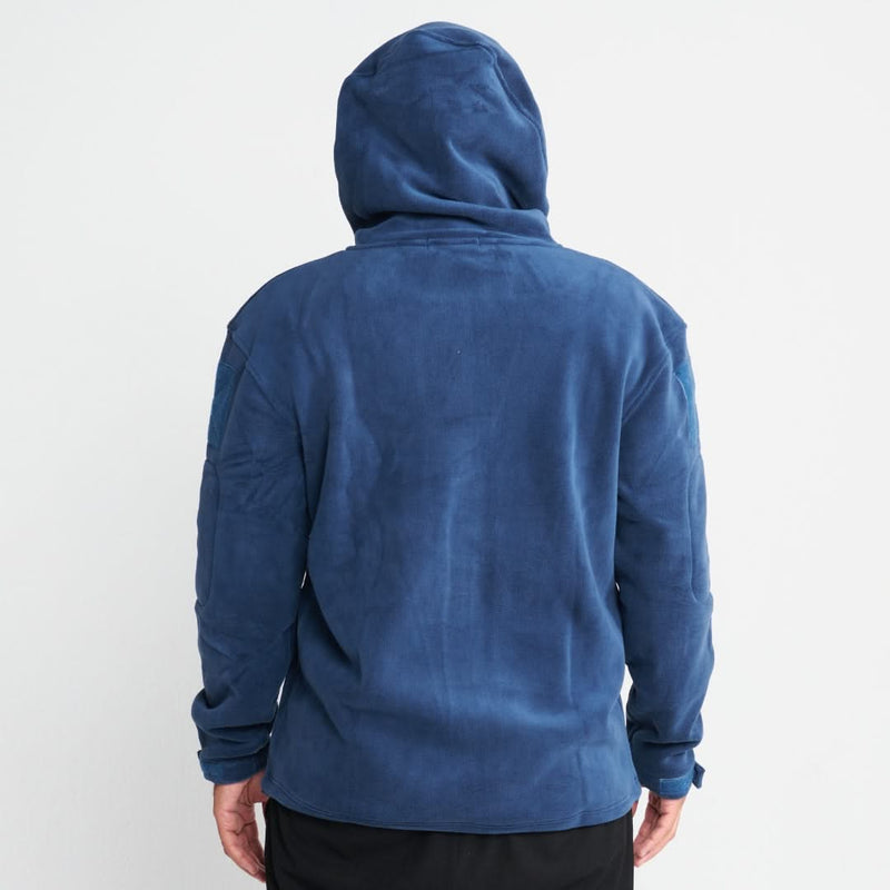 Felpa con cappuccio CozyFlex Utility Human - Blu