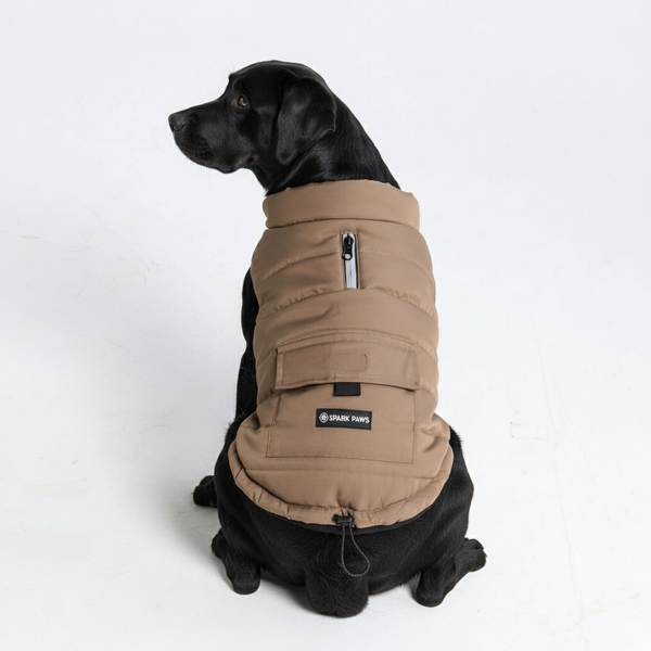 Giacca impermeabile WarmShield - Marrone