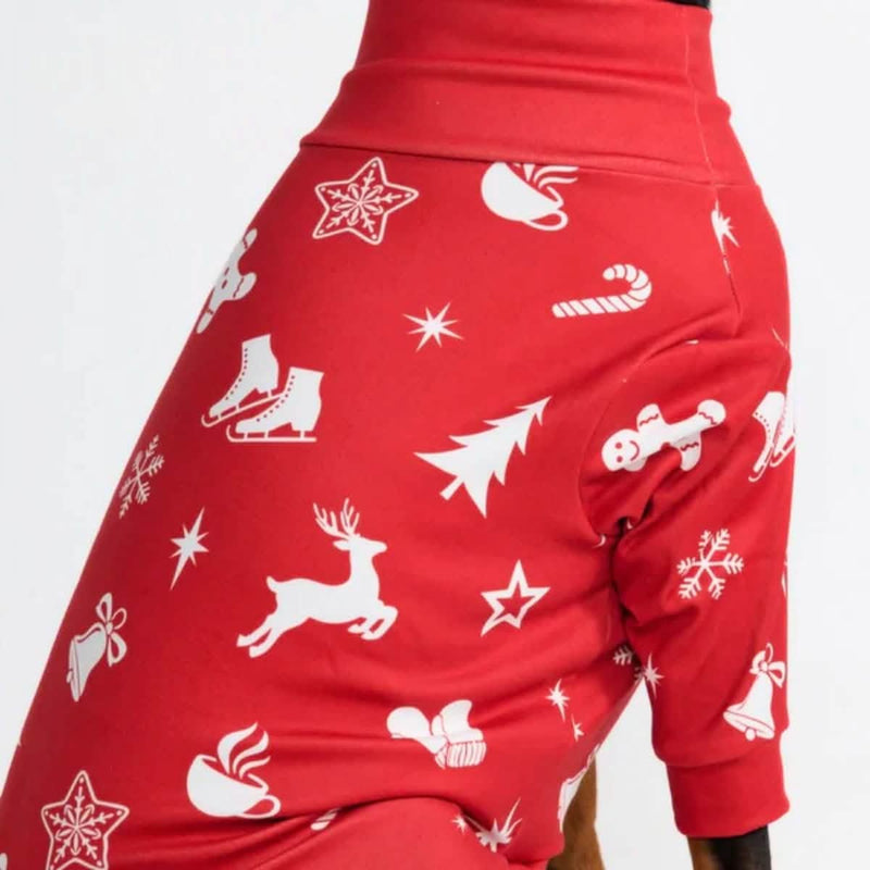 Pigiama di Natale per cane - Gioia Rossa