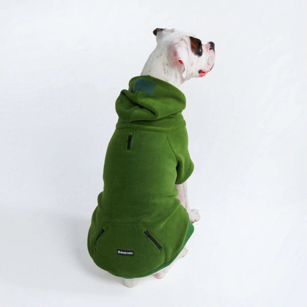 Felpa con cappuccio per cani CozyFlex Utility - Verde