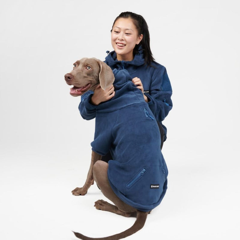 Felpa con cappuccio per cani CozyFlex Utility - Blu