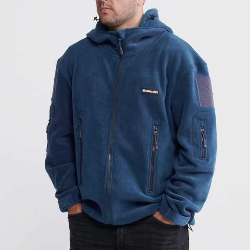 Felpa con cappuccio CozyFlex Utility Human - Blu