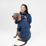Felpa con cappuccio CozyFlex Utility Human - Blu