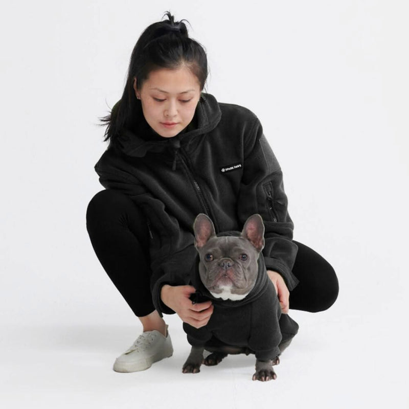 Felpa con cappuccio CozyFlex Utility Human - Nera