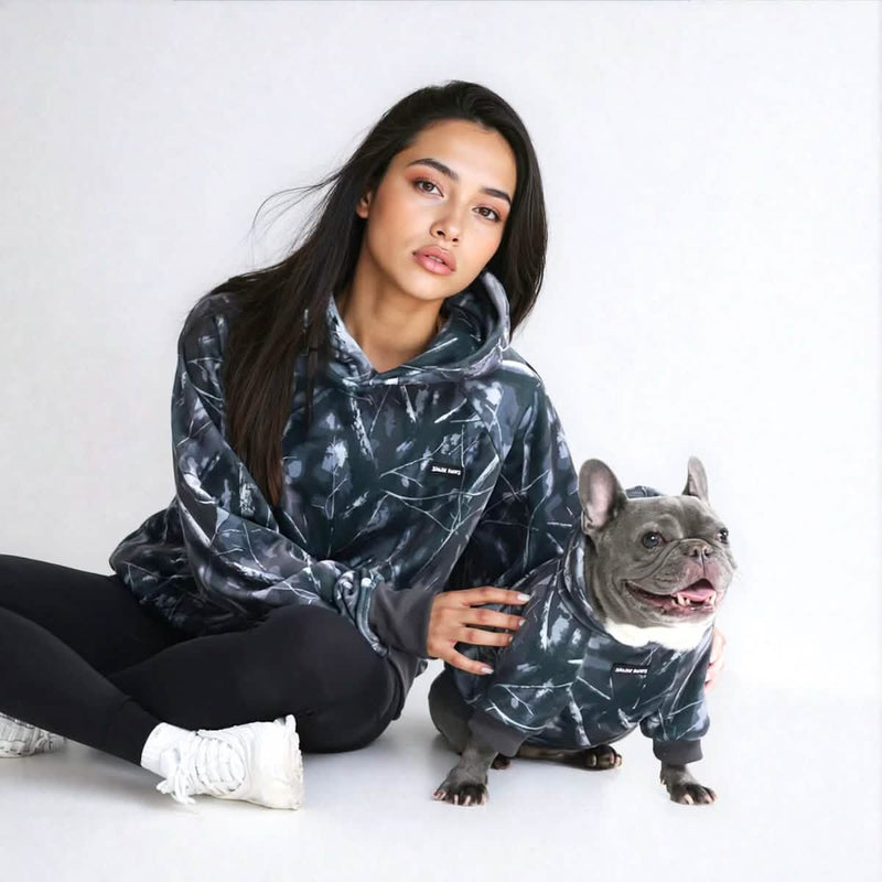 Felpe Concrete Wood per cani – Asfalto