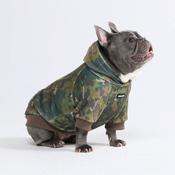 Felpe Concrete Wood per cani – Muschio
