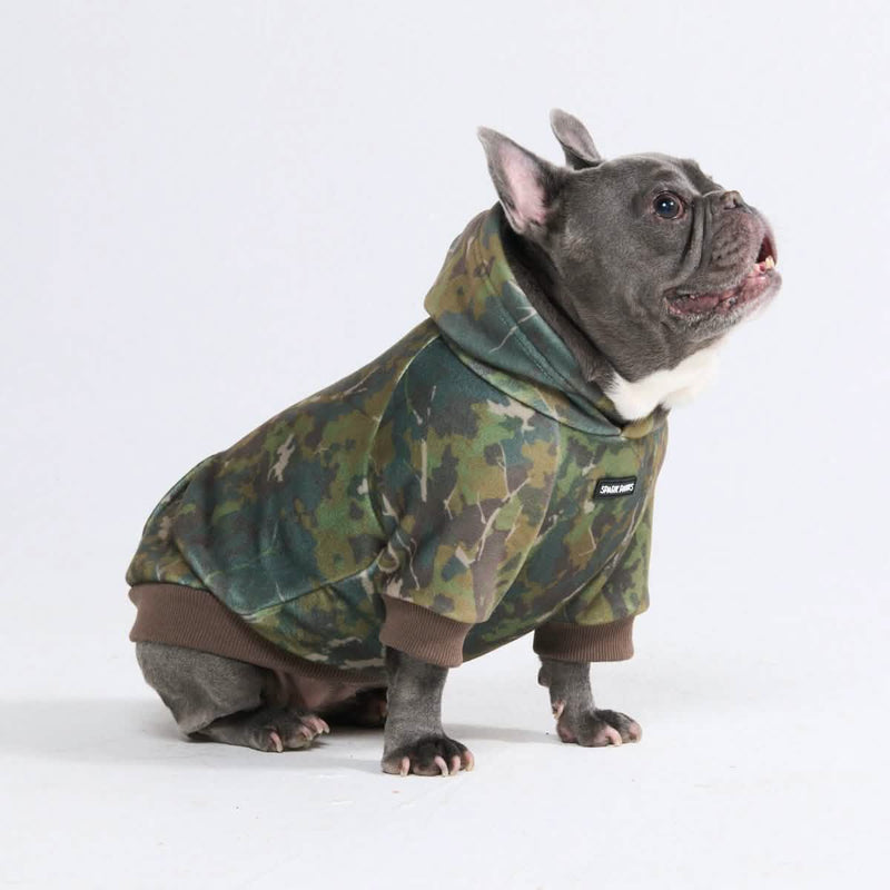 Felpe Concrete Wood per cani – Muschio
