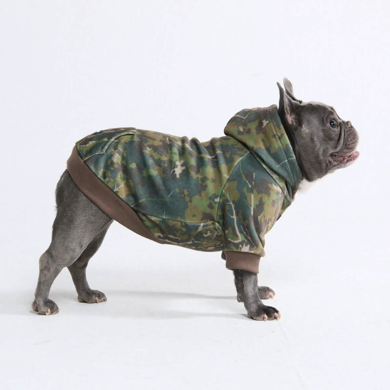 Felpe Concrete Wood per cani – Muschio