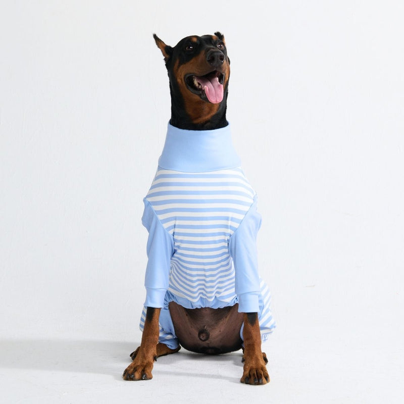 Pigiama per Cani - Strisce Blu