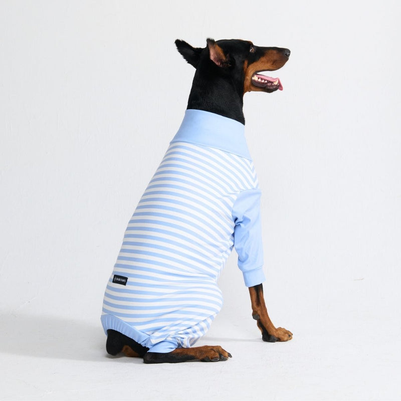 Pigiama per Cani - Strisce Blu