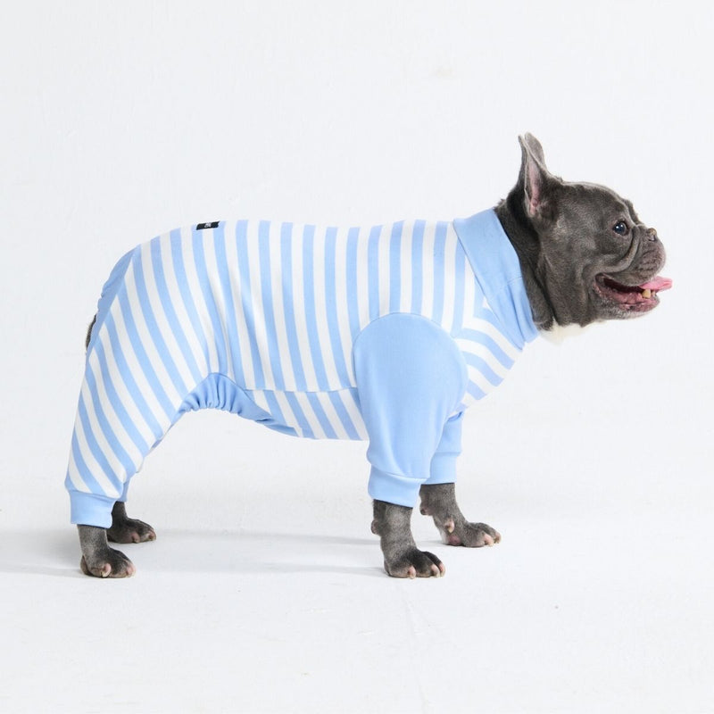Pigiama per Cani - Strisce Blu