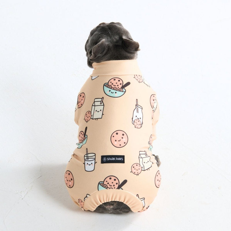 Pigiama per Cani - Biscotti e Latte