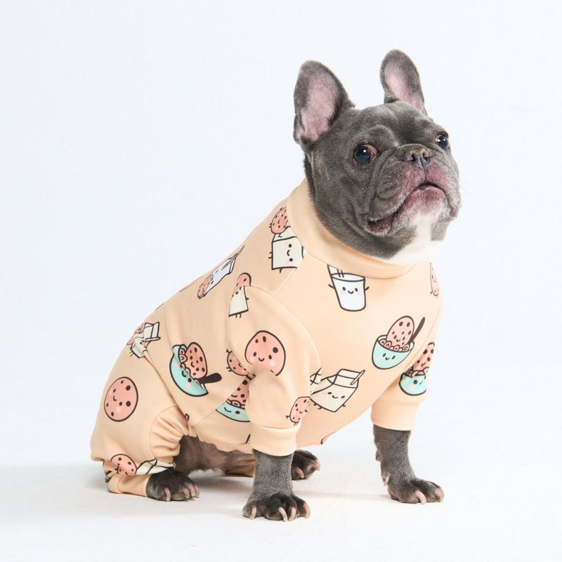 Pigiama per Cani - Biscotti e Latte