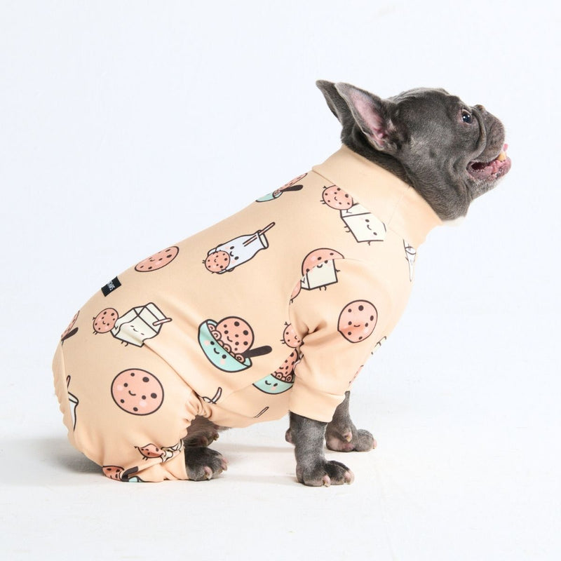 Pigiama per Cani - Biscotti e Latte