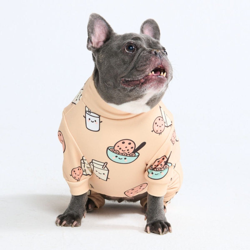 Pigiama per Cani - Biscotti e Latte
