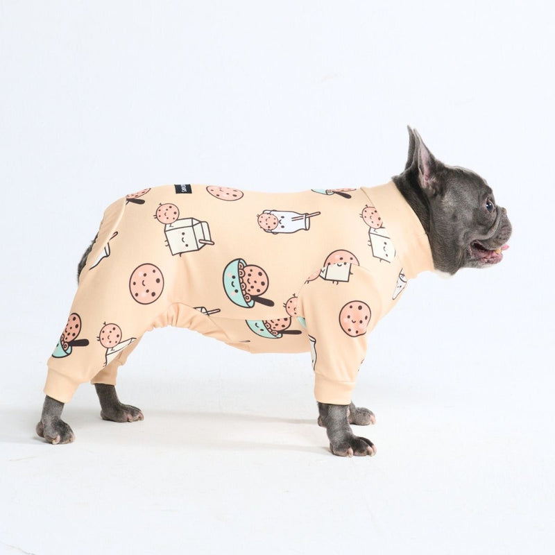 Pigiama per Cani - Biscotti e Latte