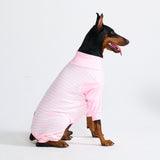 Pigiama per Cani - Strisce Rosa