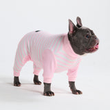 Pigiama per Cani - Strisce Rosa