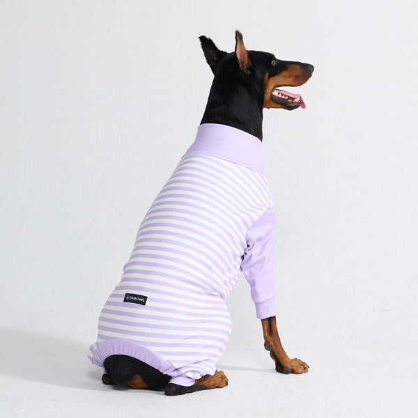 Pigiama per Cani - Strisce Viola
