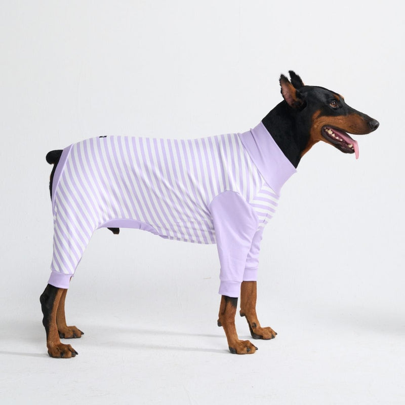 Pigiama per Cani - Strisce Viola
