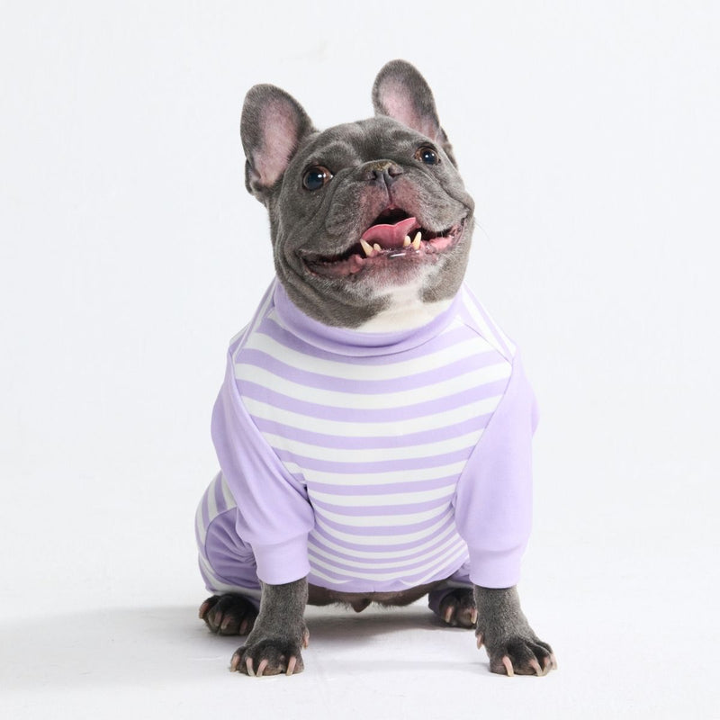 Pigiama per Cani - Strisce Viola
