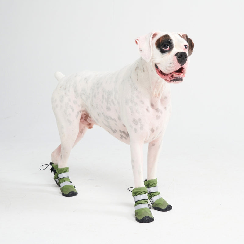 Flex Shell Water-resistant Dog Boots - Green