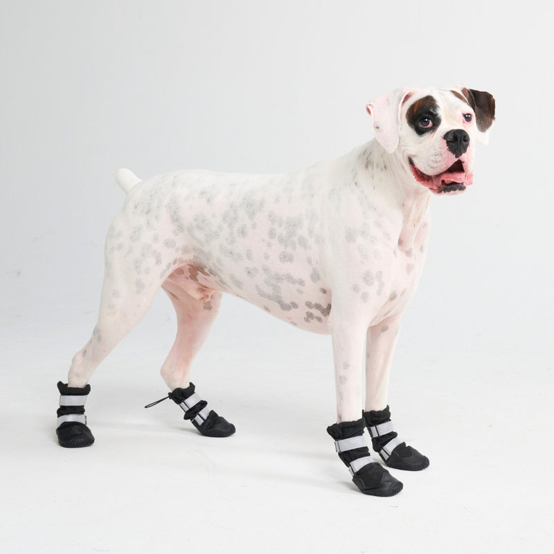 Stivali per cani resistenti all'acqua con struttura flessibile - Nero