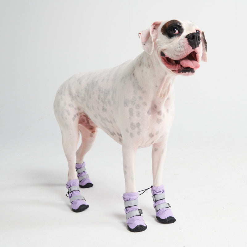 Stivali per cani resistenti all'acqua con struttura flessibile - Lilla