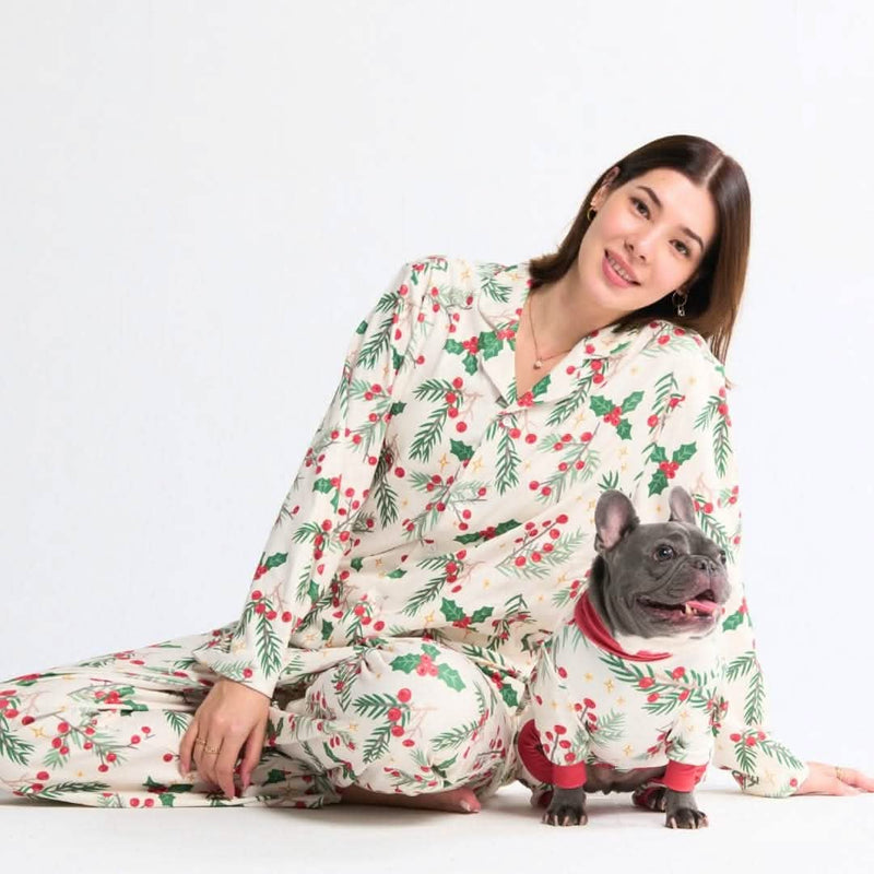 Pantaloni pigiama di Natale - Vischio