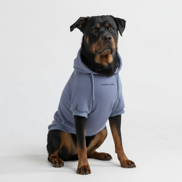 Maglione Essenziale per Cani - Blu Ardesia