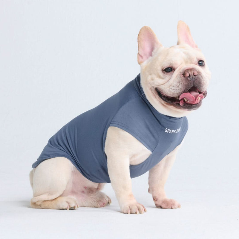 Maglietta per cani con protezione solare - Blu navy