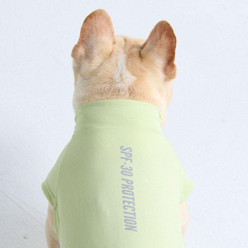 Maglietta per cani con protezione solare - Verde chiaro