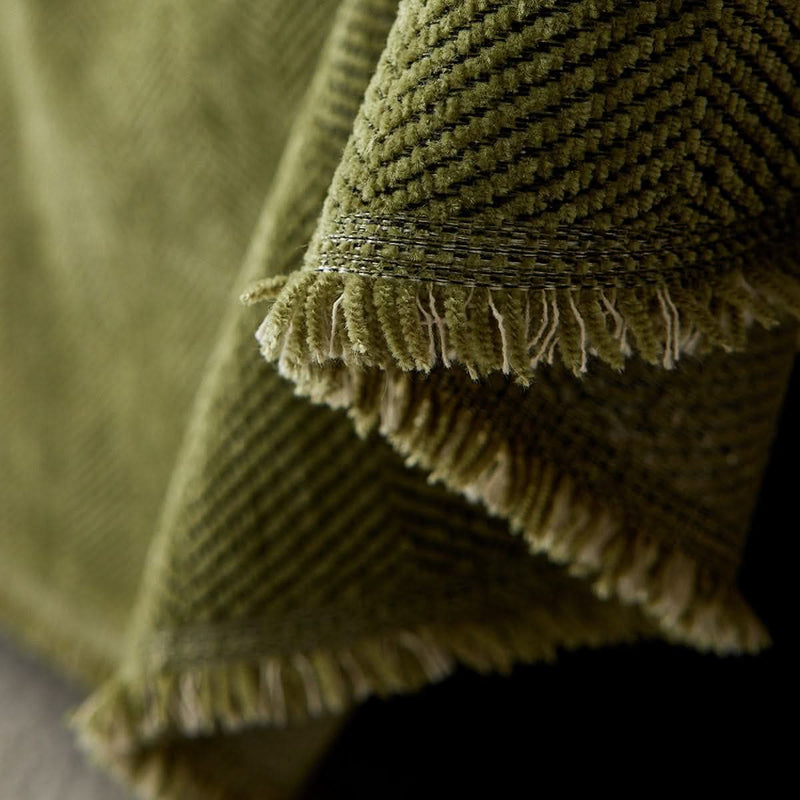 Copridivano - Herringbone Verde