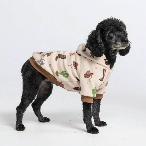 Felpa con cappuccio per cani Rodeo