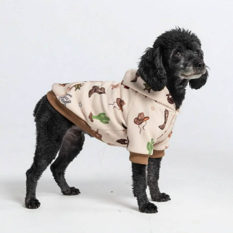 Felpa con cappuccio per cani Rodeo