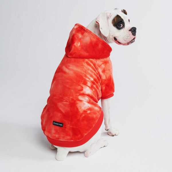 Maglione in Velluto per Cani - Rosso Rubino