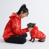 Maglione in Velluto per Umani - Rosso Rubino