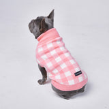 Maglione per Cani - Scacchi Rosa