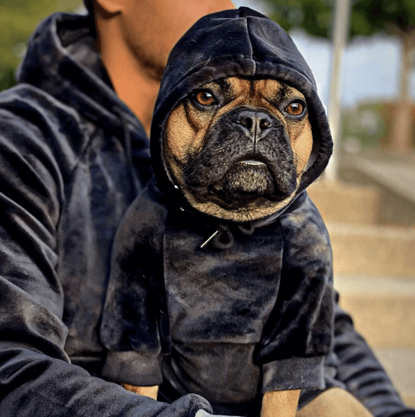 Maglione in Velluto per Umani - Nero Ossidiana